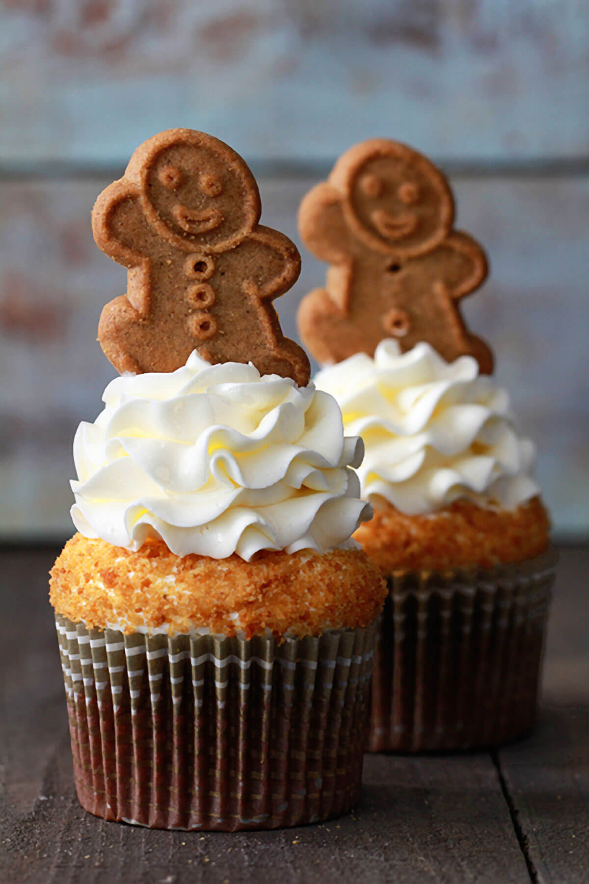 Gingerbread Latte Cupcakes