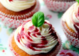 Valentine's Day Raspberry Ripple Cupcakes