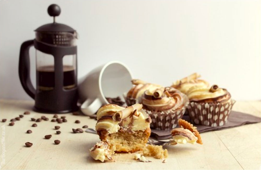 Espresso Cupcakes with Cappuccino Frosting