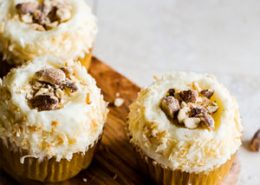 Almond Coconut Cupcakes