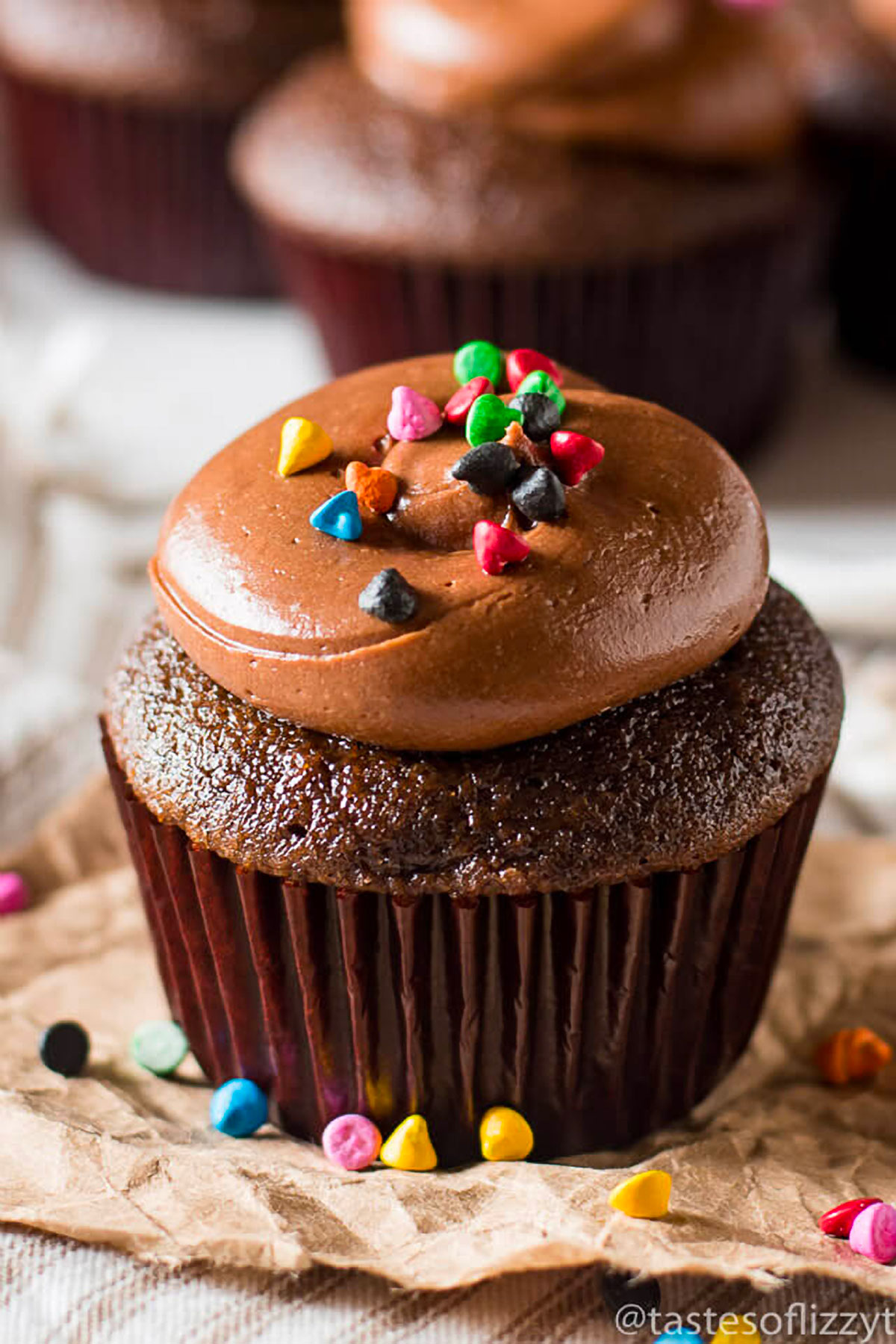 Easy Chocolate Cupcakes From Scratch