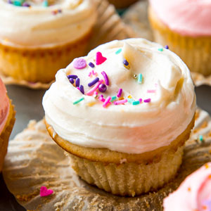 Simply Perfect Vanilla Cupcakes