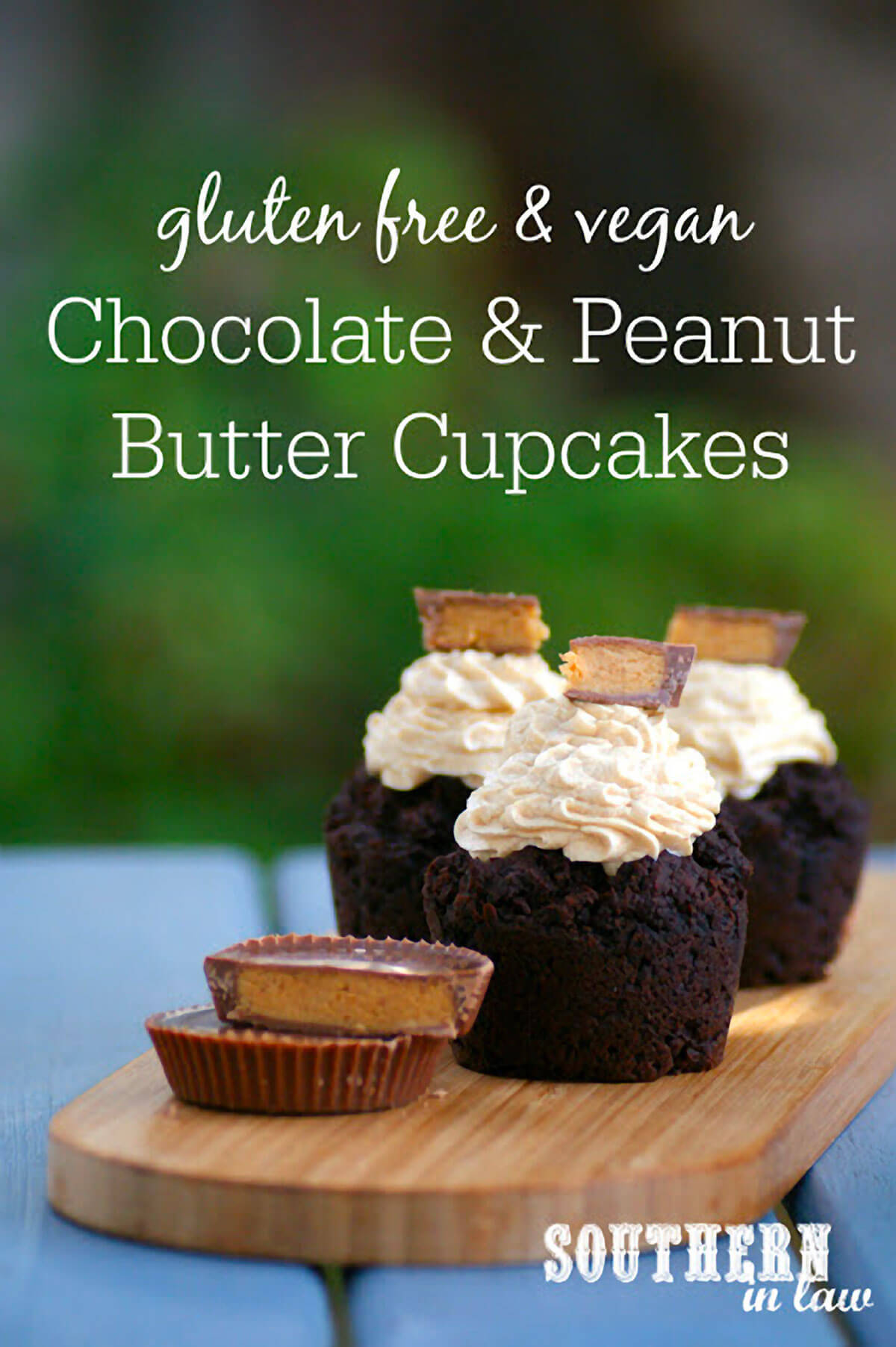 Chocolate and Peanut Butter Cupcakes