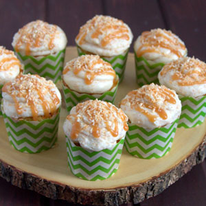 Coconut Caramel Cupcakes