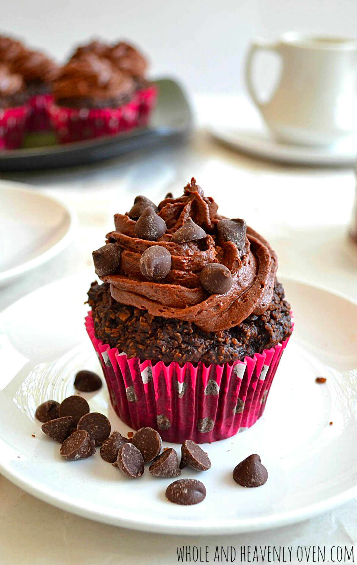 Gluten-Free Chocolate Cupcakes With Whipped Chocolate Ganache