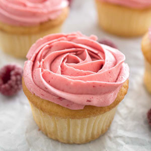 Raspberry Lemon Curd Cupcakes